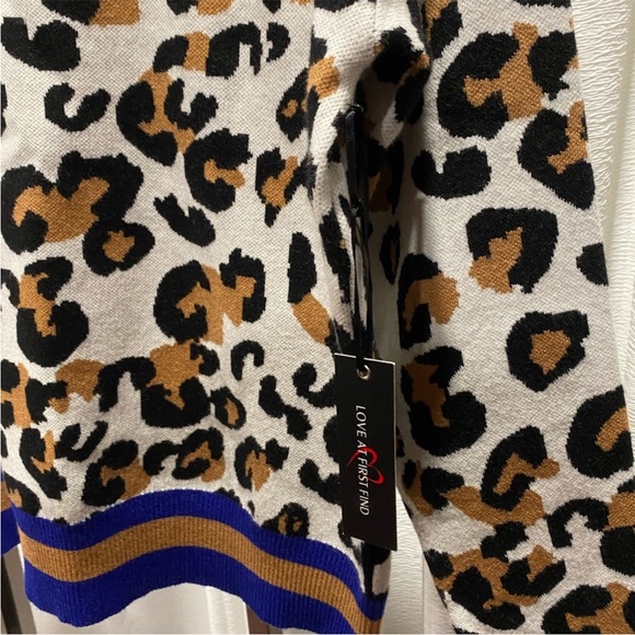Love at First Find Leopard Sweater NWT - Picture 4 of 9